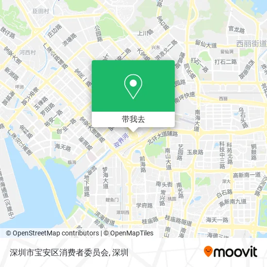 深圳市宝安区消费者委员会地图