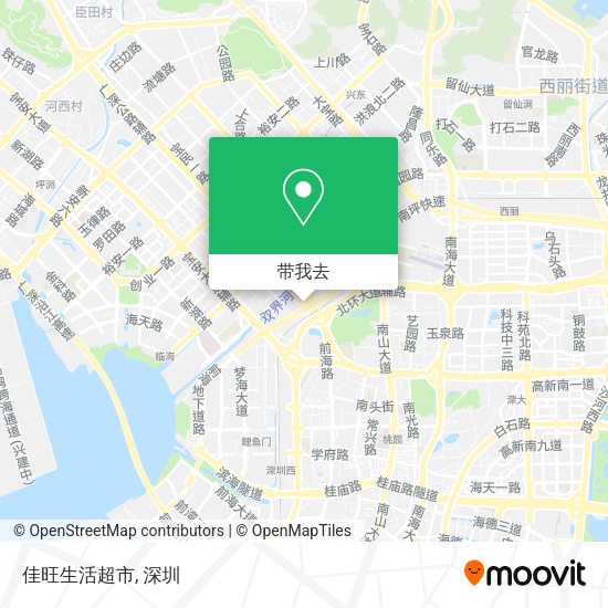 佳旺生活超市地图