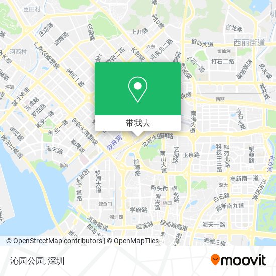 沁园公园地图