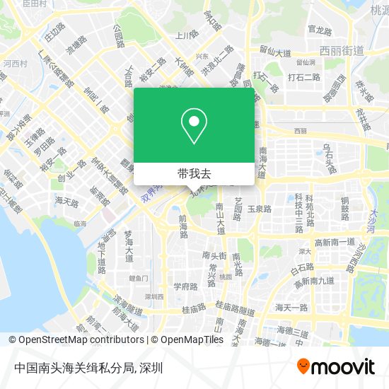 中国南头海关缉私分局地图