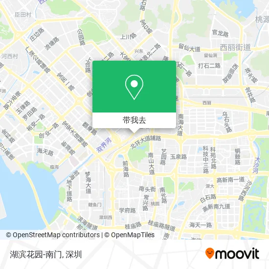 湖滨花园-南门地图