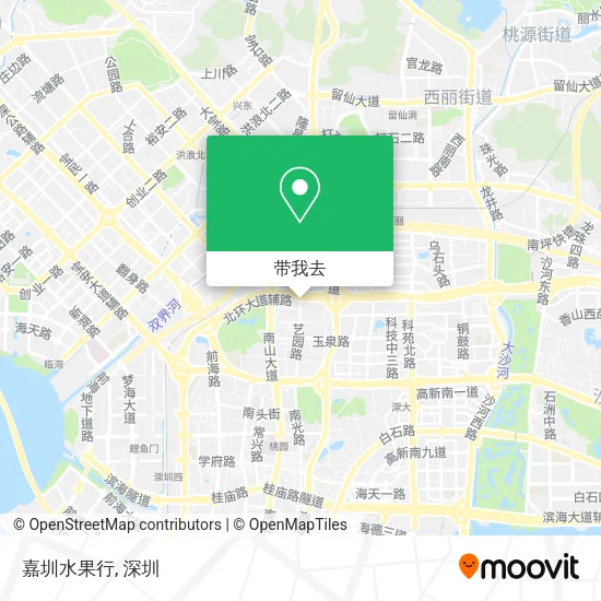 嘉圳水果行地图