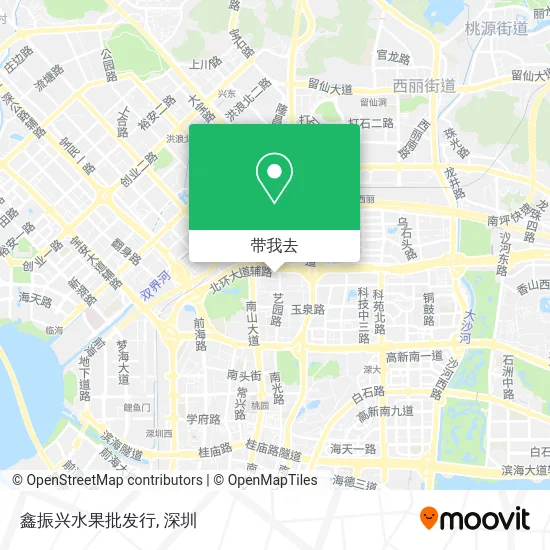 鑫振兴水果批发行地图