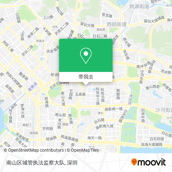 南山区城管执法监察大队地图