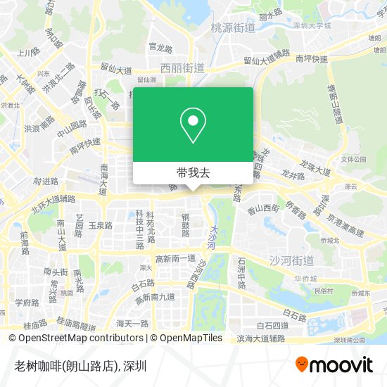 老树咖啡(朗山路店)地图