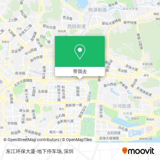 东江环保大厦-地下停车场地图