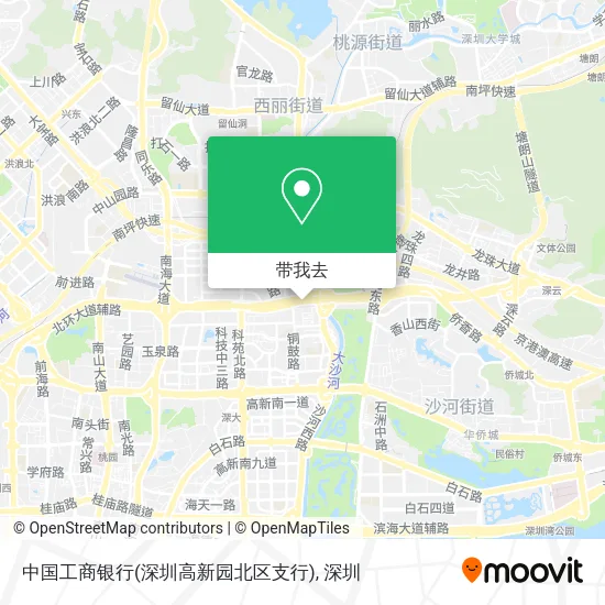 中国工商银行(深圳高新园北区支行)地图