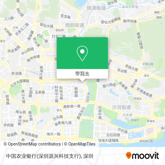 中国农业银行(深圳源兴科技支行)地图