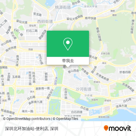 深圳北环加油站-便利店地图