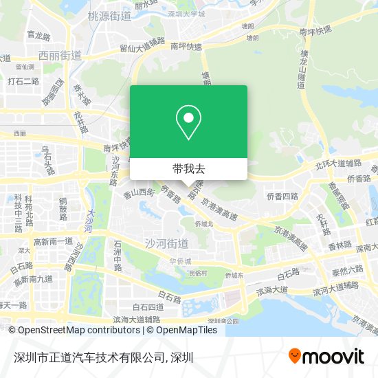 深圳市正道汽车技术有限公司地图