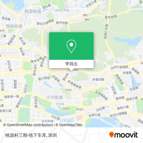桃源村三期-地下车库地图