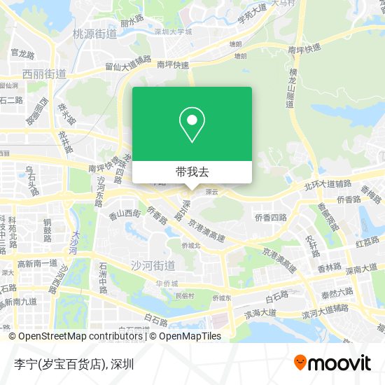 李宁(岁宝百货店)地图