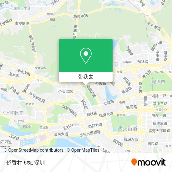 侨香村-6栋地图