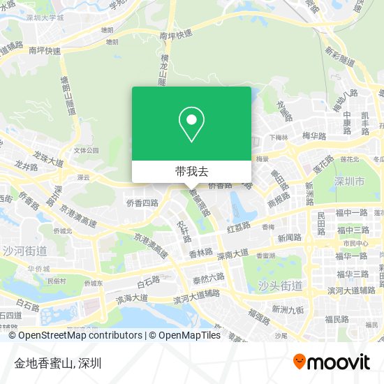 金地香蜜山地图
