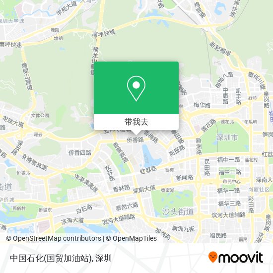 中国石化(国贸加油站)地图