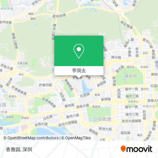 香雅园地图