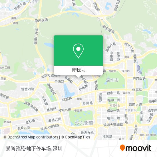 景尚雅苑-地下停车场地图