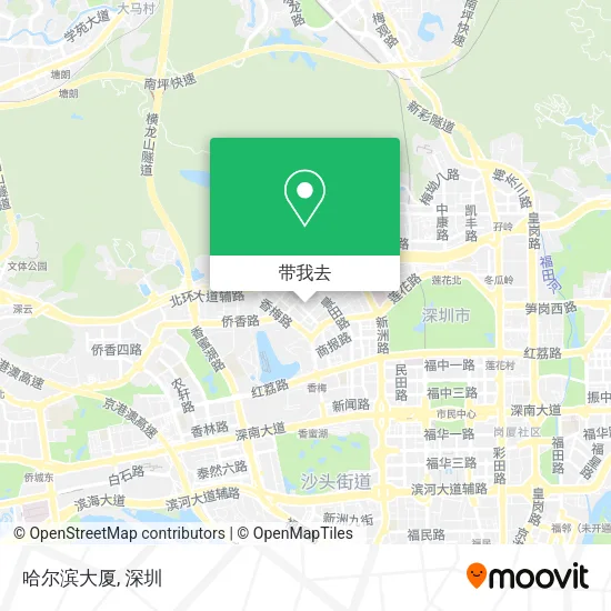 哈尔滨大厦地图