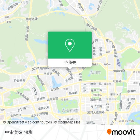 中审宾馆地图