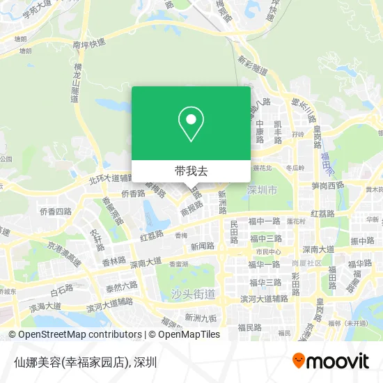 仙娜美容(幸福家园店)地图