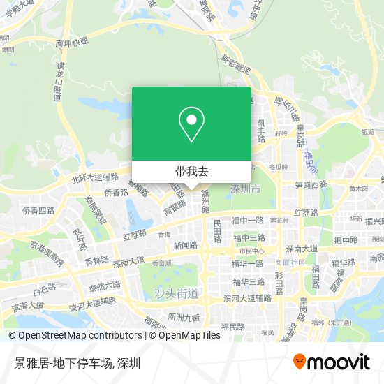 景雅居-地下停车场地图