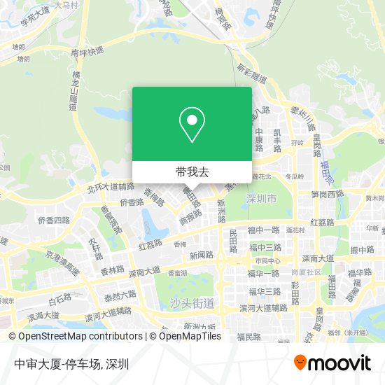 中审大厦-停车场地图