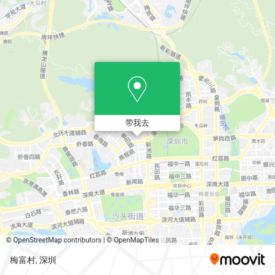 梅富村地图