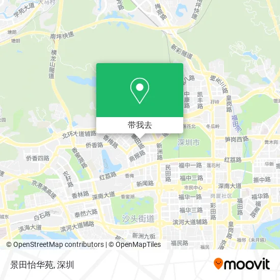 景田怡华苑地图