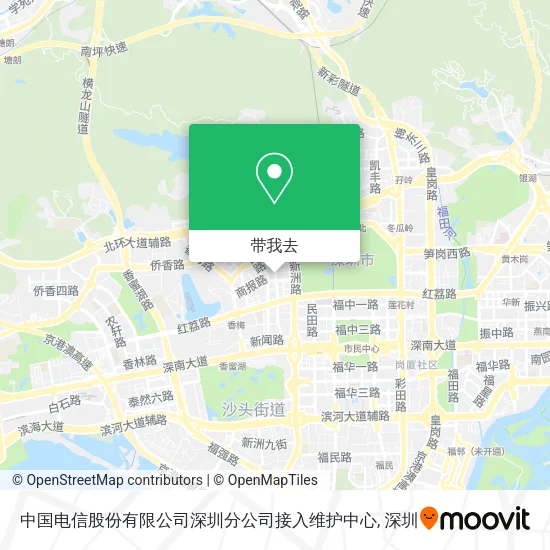 中国电信股份有限公司深圳分公司接入维护中心地图