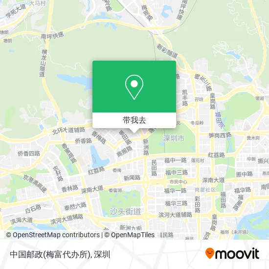 中国邮政(梅富代办所)地图