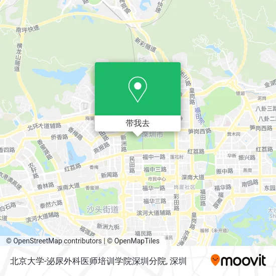 北京大学-泌尿外科医师培训学院深圳分院地图