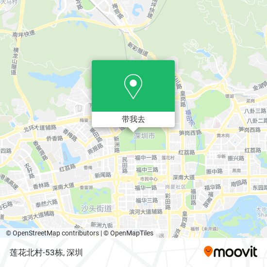 莲花北村-53栋地图