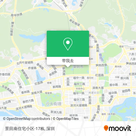 景田南住宅小区-17栋地图