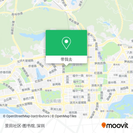 景田社区-图书馆地图