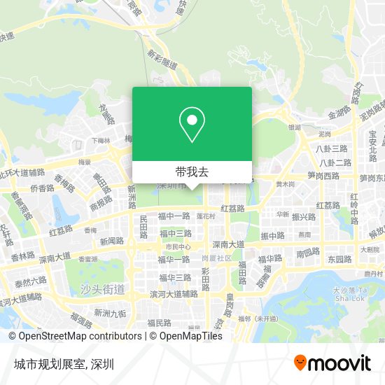 城市规划展室地图
