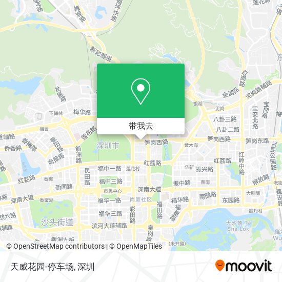 天威花园-停车场地图