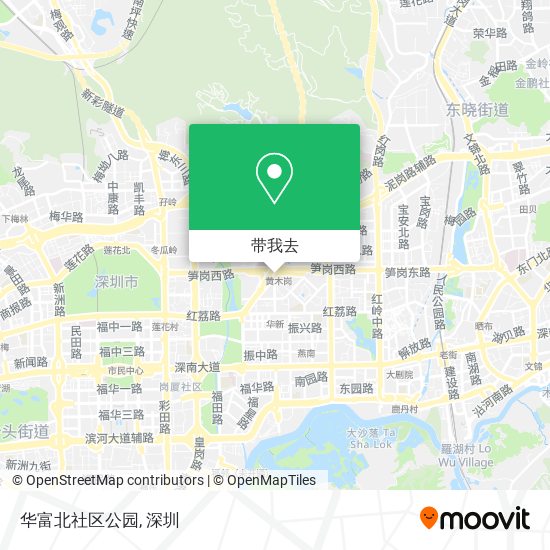 华富北社区公园地图