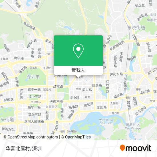 华富北屋村地图