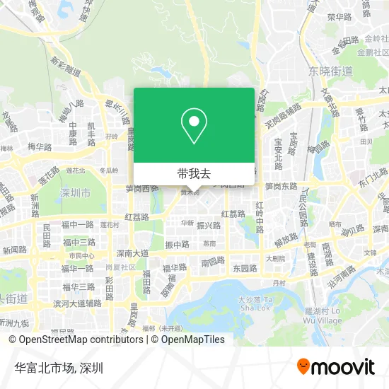 华富北市场地图