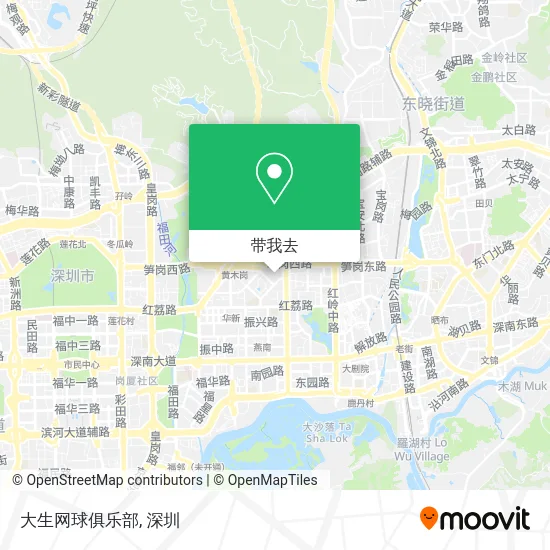 大生网球俱乐部地图