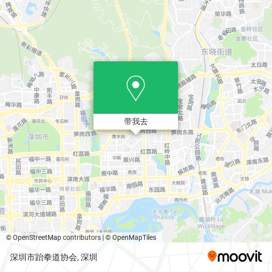 深圳市跆拳道协会地图