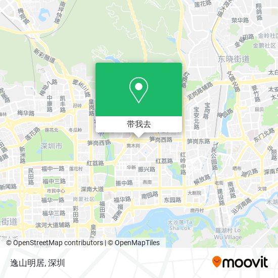 逸山明居地图