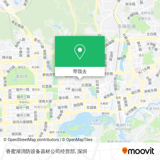香蜜湖消防设备器材公司经营部地图