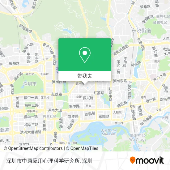 深圳市中康应用心理科学研究所地图