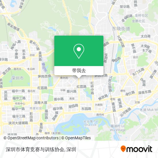 深圳市体育竞赛与训练协会地图