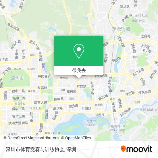 深圳市体育竞赛与训练协会地图