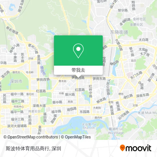 斯波特体育用品商行地图