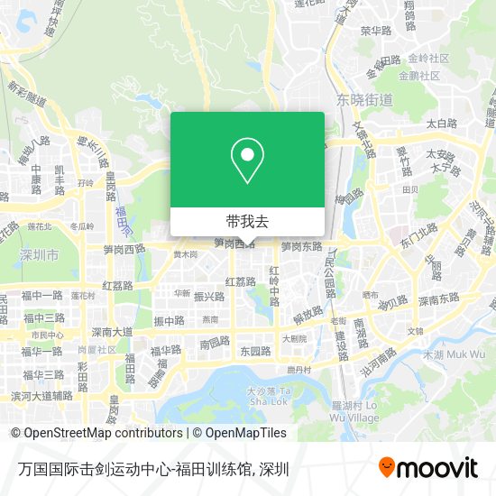 万国国际击剑运动中心-福田训练馆地图