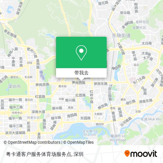 粤卡通客户服务体育场服务点地图