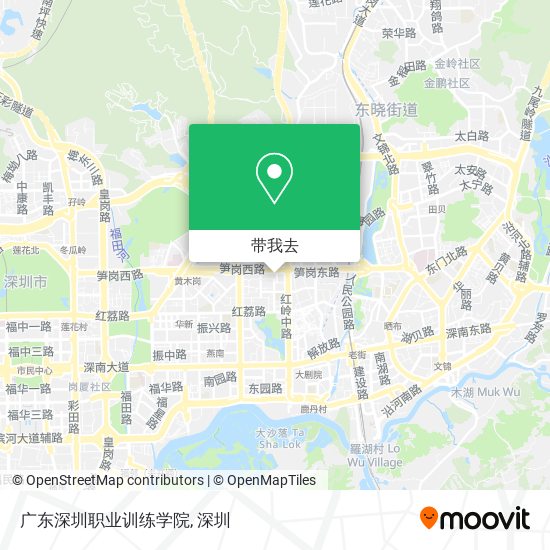 广东深圳职业训练学院地图